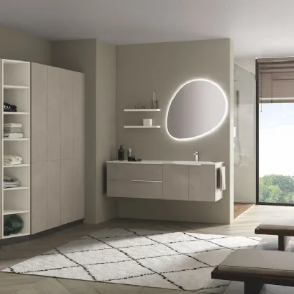 Mobile da Bagno per lavanderia in laminato Laundry 09 di Puntotre