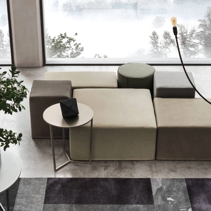 Pouf quadrato Dado di Maronese