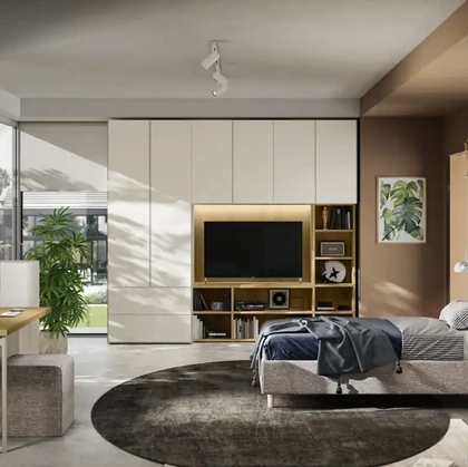 Cameretta componibile Y104 di Moretti Compact Camerette