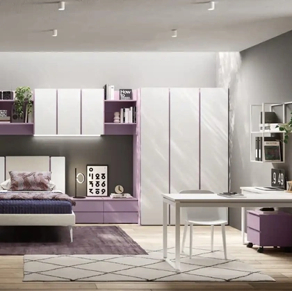 Cameretta a ponte Y121 di Moretti Compact Camerette