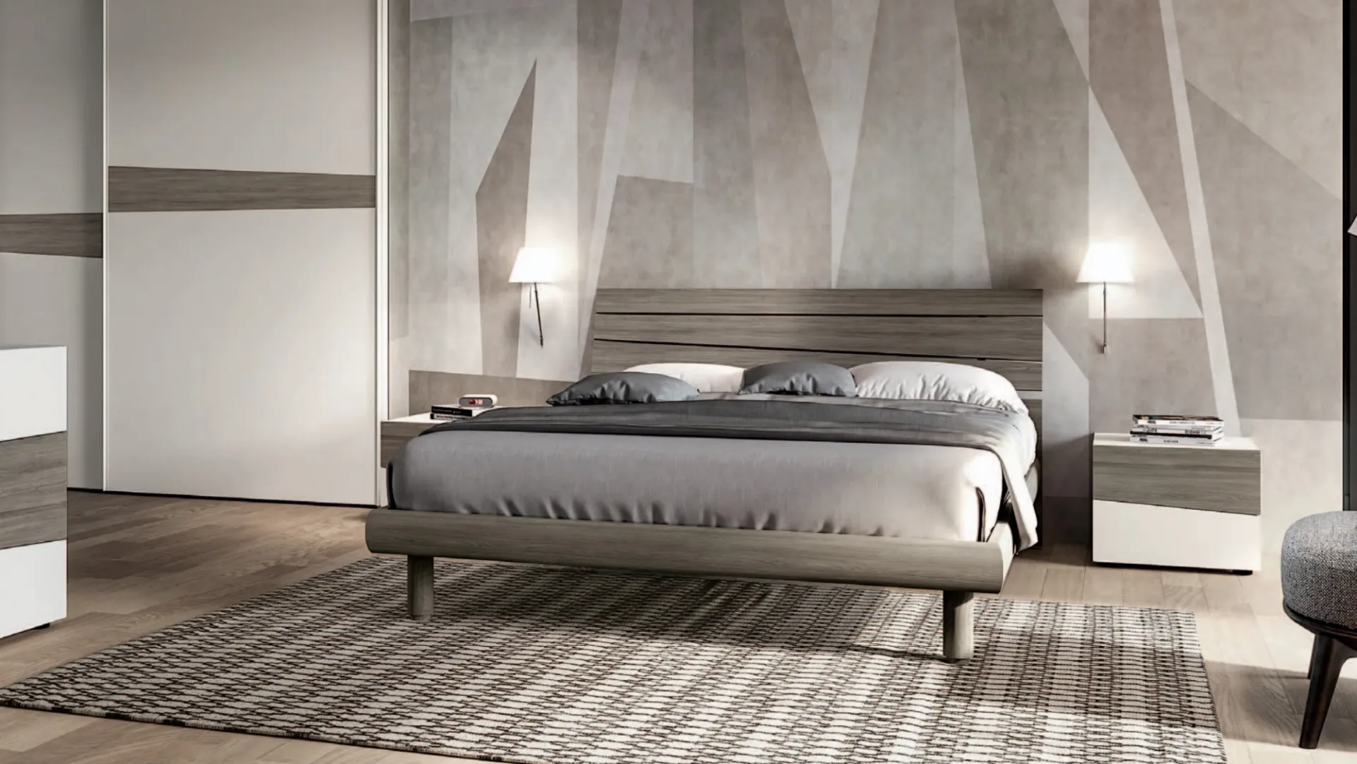 Letto moderno Mistral di SantaLucia