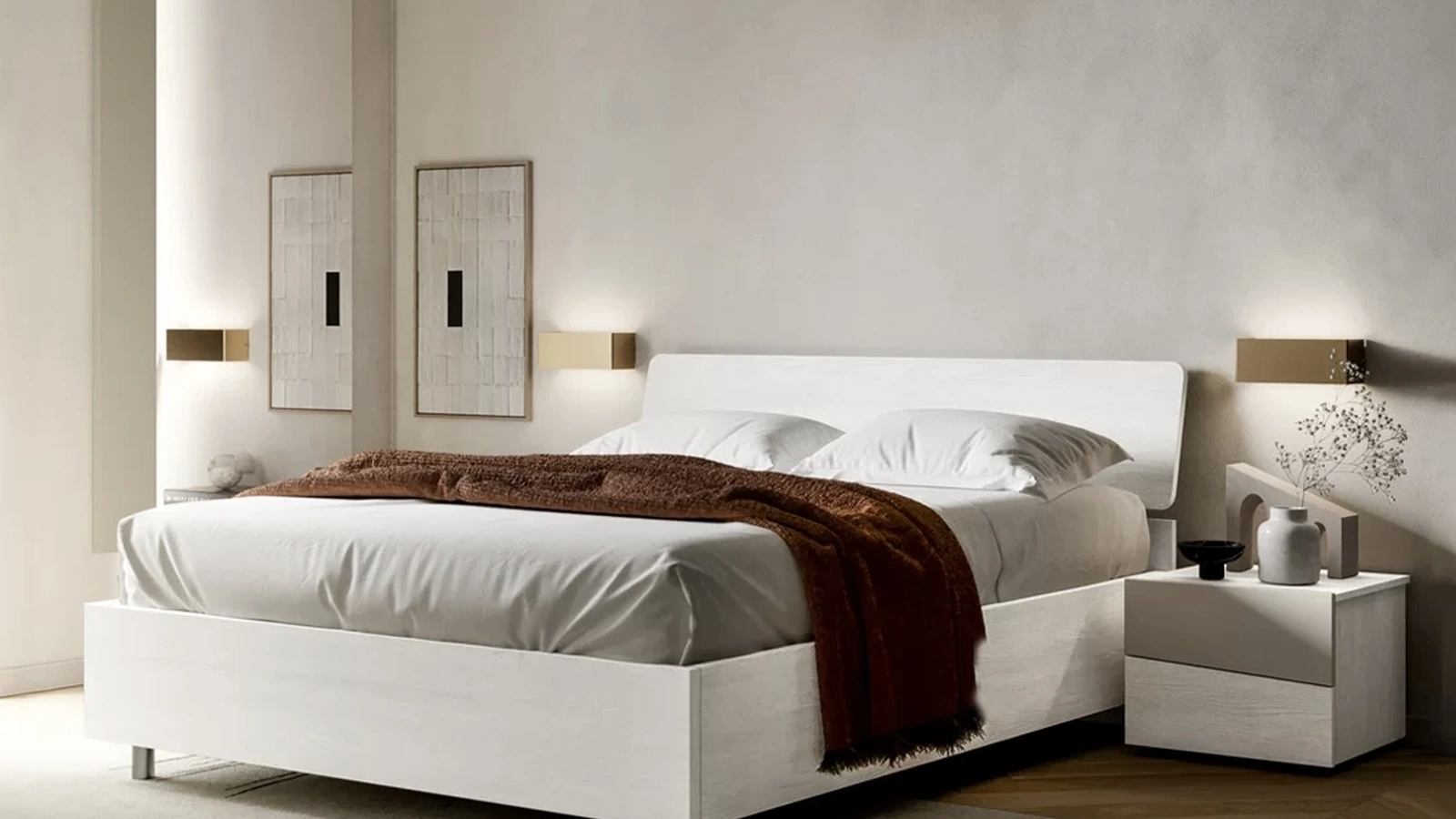 Letto con testiera Vela di SantaLucia