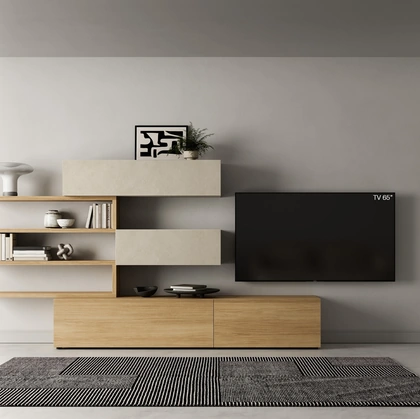 Parete Attrezzata Pratico PTG406 di SantaLucia