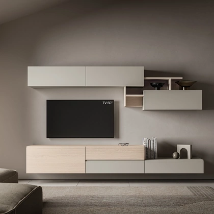 Parete Attrezzata Pratico PTG446 di SantaLucia