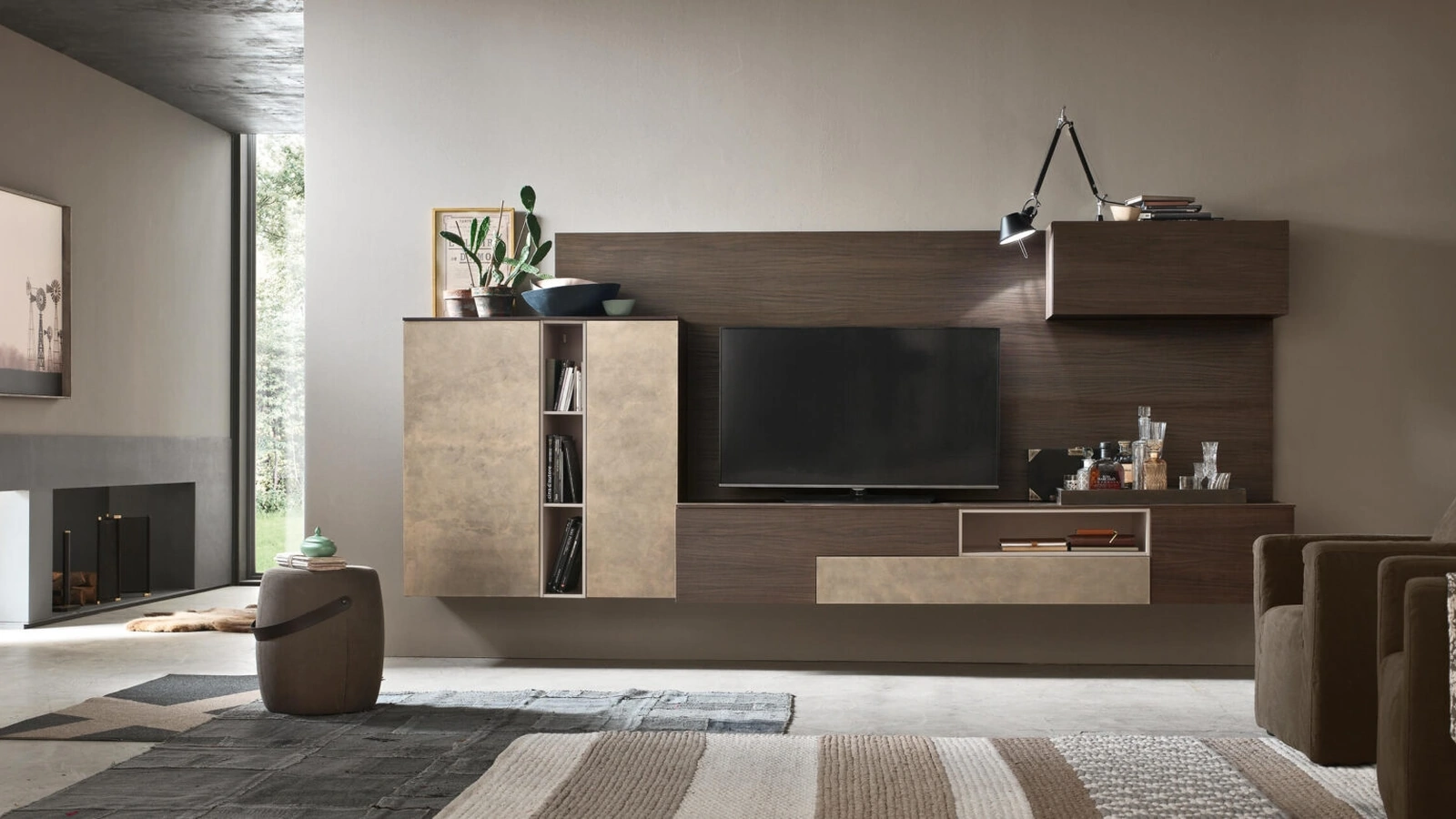 Parete Attrezzata Seta Comp SA2218 di Maronese