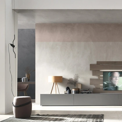 Parete Attrezzata Seta Scuderia Comp SA2223 di Maronese