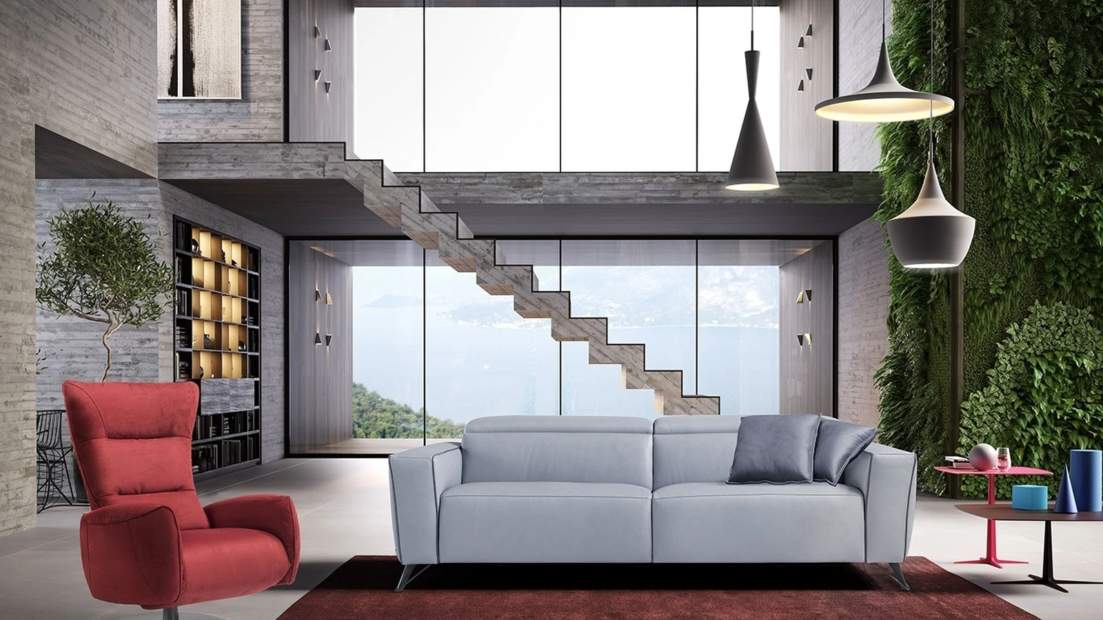 Poltrona relax Mira in microfibra di Egoitaliano