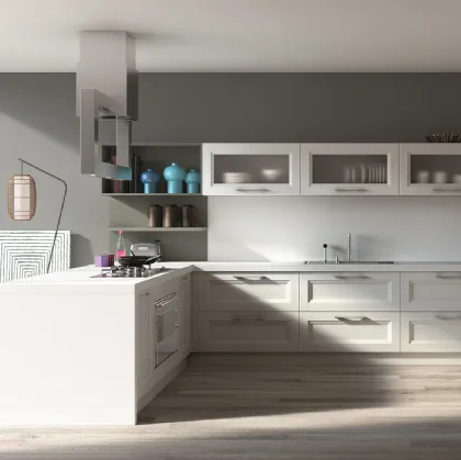 Cucina Classica con penisola Alba 08 di Essebi