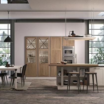 Cucina Classica con penisola Provenza 05 di Lube