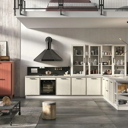 Cucina Classica con penisola Provenza 10 di Lube