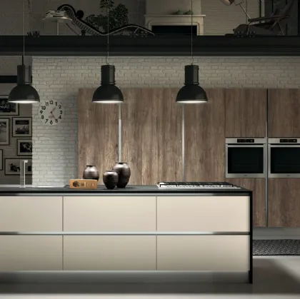 Cucina Moderna con isola Astro 06 di Essebi