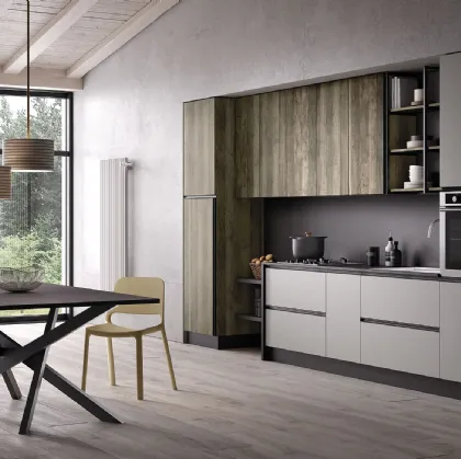 Cucina Moderna lineare Just24 04 di Essebi