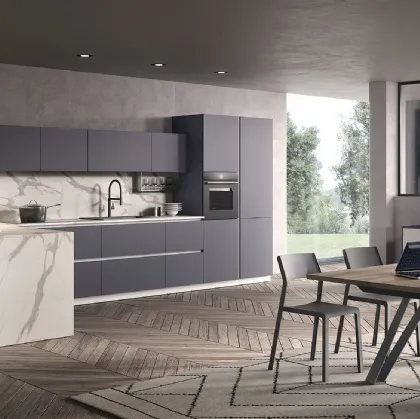 Cucina Moderna con penisola Just24 05 di Essebi