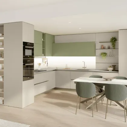 Cucina Moderna angolare Start-Time 10 di Veneta Cucine
