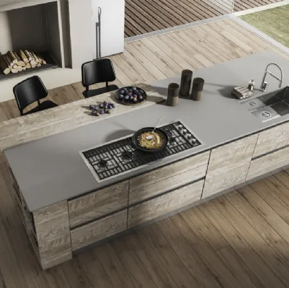 Cucina Moderna System 22 Dream Rovere Harlem di Atra Cucine